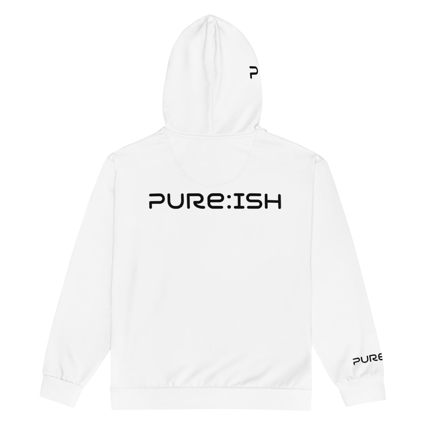 Pure:ish Men's Zip Hoodie (White Me Down Collection)