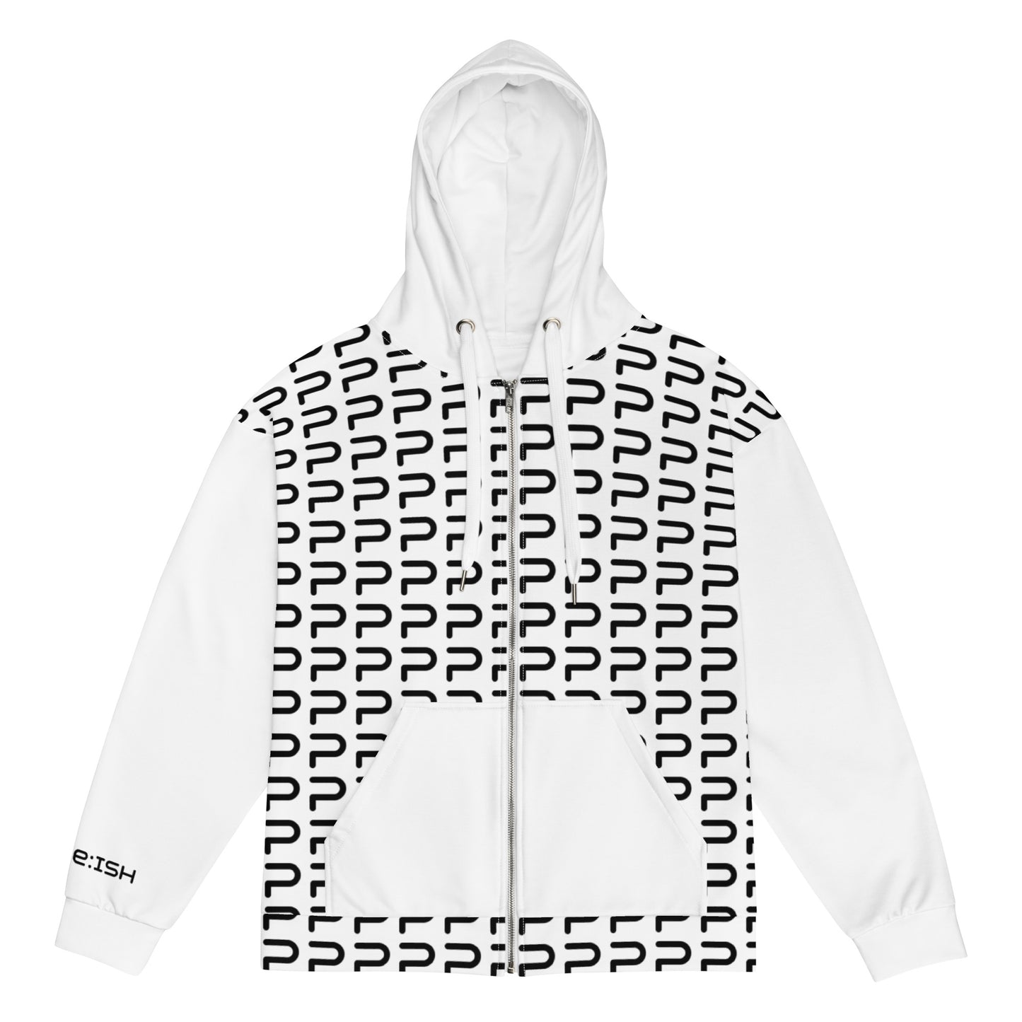 Pure:ish Men's Zip Hoodie (White Me Down Collection)